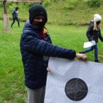 18.10.2020. Jędrzejów. Zawody strzeleckie na strzelnicy miejskiej / Ewa Pociejowska-Gawęda / Radio Kielce