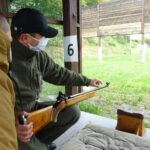 18.10.2020. Jędrzejów. Zawody strzeleckie na strzelnicy miejskiej / Ewa Pociejowska-Gawęda / Radio Kielce