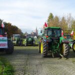 29.10.2020 Nagłowice. Protest rolników / Ewa Pociejowska-Gawęda / Radio Kielce