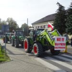 29.10.2020 Nagłowice. Protest rolników / Ewa Pociejowska-Gawęda / Radio Kielce