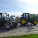 29.10.2020 Nagłowice. Protest rolników / Ewa Pociejowska-Gawęda / Radio Kielce