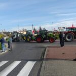 29.10.2020 Nagłowice. Protest rolników / Ewa Pociejowska-Gawęda / Radio Kielce