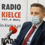 11.10.2020 Kielce. Studio Polityczne Radia Kielce. Na zdjęciu: Marcin Chłodnicki - SLD / Jarosław Kubalski / Radio Kielce