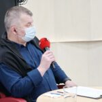 11.10.2020 Kielce. Studio Polityczne Radia Kielce. Na zdjęciu: Radosław Podsiadły - Radio Kielce / Jarosław Kubalski / Radio Kielce