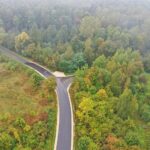 12.10.2020 Piechrznica. Otwarcie nowo wyremontowanej drogi powiatowej / Jarosław Kubalski / Radio Kielce