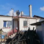 30.10.2020. Pińczów. zniszczenia po pożarze / Marta Gajda / Radio Kielce