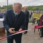 02.10.2020. Busko-Zdrój. Oddanie do użytku budynku hospicjum. Na zdjęciu: Bernard Solecki – dyrektor 21.WSzUR w Busku-Zdroju / Marta Gajda / Radio Kielce