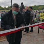 02.10.2020. Busko-Zdrój. Oddanie do użytku budynku hospicjum. Na zdjęciu: Marian Jaworski – dyrektor Fundacji Gospodarczej Św. Brata Alberta / Marta Gajda / Radio Kielce