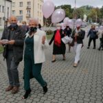 08.10.2020. Pińczów. III Marsz Różowej Wstążki / Marta Gajda / Radio Kielce