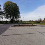 22.10.2020 Kazimierza Wielka. Prace przy modernizowanym targowisku miejskim przy ulicy Głowackiego / Marta Gajda / Radio Kielce