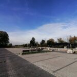 22.10.2020 Kazimierza Wielka. Prace przy modernizowanym targowisku miejskim przy ulicy Głowackiego / Marta Gajda / Radio Kielce