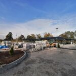 22.10.2020 Kazimierza Wielka. Prace przy modernizowanym targowisku miejskim przy ulicy Głowackiego / Marta Gajda / Radio Kielce