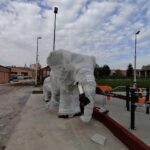 23.10.2020 Pacanów. Budowa „Akademii Bajki" / Marta Gajda / Radio Kielce