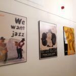 30.10.2020 Pińczów. Zaduszki jazzowe. Wystawa w PSCK w ramach 2. Międzynarodowego Konkursu Plakatu „We want jazz” / Marta Gajda / Radio Kielce