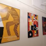 30.10.2020 Pińczów. Zaduszki jazzowe. Wystawa w PSCK w ramach 2. Międzynarodowego Konkursu Plakatu „We want jazz” / Marta Gajda / Radio Kielce