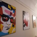 30.10.2020 Pińczów. Zaduszki jazzowe. Wystawa w PSCK w ramach 2. Międzynarodowego Konkursu Plakatu „We want jazz” / Marta Gajda / Radio Kielce