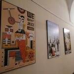 30.10.2020 Pińczów. Zaduszki jazzowe. Wystawa w PSCK w ramach 2. Międzynarodowego Konkursu Plakatu „We want jazz” / Marta Gajda / Radio Kielce