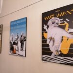 30.10.2020 Pińczów. Zaduszki jazzowe. Wystawa w PSCK w ramach 2. Międzynarodowego Konkursu Plakatu „We want jazz” / Marta Gajda / Radio Kielce