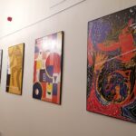 30.10.2020 Pińczów. Zaduszki jazzowe. Wystawa w PSCK w ramach 2. Międzynarodowego Konkursu Plakatu „We want jazz” / Marta Gajda / Radio Kielce