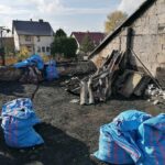 Pińczów. Zniszczenia po pożarze domu / Marta Gajda / Radio Kielce