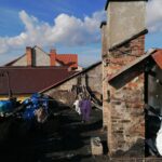 Pińczów. Zniszczenia po pożarze domu / Marta Gajda / Radio Kielce