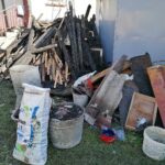 Pińczów. Zniszczenia po pożarze domu / Marta Gajda / Radio Kielce