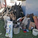 Pińczów. Zniszczenia po pożarze domu / Marta Gajda / Radio Kielce