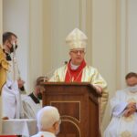 13.10.2020. Kielce. Inauguracja nowego roku akademickiego w WSD. Na zdjęciu: ks. bp Jan Piotrowski - ordynariusz diecezji kieleckiej / Piotr Kozłowski