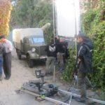 Końskie. Kolekcja zabytkowych samochodów Adama Kwiela. Na zdjęciu: 1938 Chevrolet de luxe na planach filmowych / archiwum Adam Kwiel