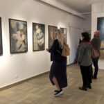 04.10.2020. Sandomierz. Wystawa prac Dominika Woźniaka / Grażyna-Szlęzak-Wójcik / Radio Kielce