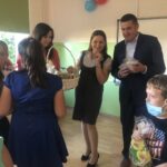 06.10.2020. Obrazów. Otwarcie świetlicy środowiskowej / Grażyna Szlęzak-Wójcik / Radio Kielce