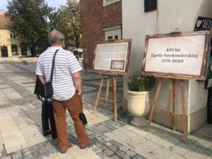 10.10.2020 Sandomierz. Wykłady na temat Zgody Sandomierskiej / Grażyna Szlęzak-Wójcik / Radio Kielce