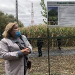 14.10.2020. Sandomierz. 100-lecie Zespołu Szkół Centrum Kształcenia Rolniczego. Na zdjęciu: Alicja Szatan - dyrektor Zespołu Szkół Centrum Kształcenia Rolniczego w Sandomierzu / Grażyna Szlęzak-Wójcik / Radio Kielce