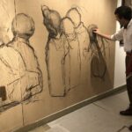 16.10.2020. Sandomierz. Sesja autorska  łódzkiego artysty Dominika Woźniaka / Grażyna-Szlęzak-Wójcik / Radio Kielce