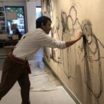 16.10.2020. Sandomierz. Sesja autorska  łódzkiego artysty Dominika Woźniaka / Grażyna-Szlęzak-Wójcik / Radio Kielce