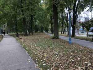 21.10.2020 Sandomierz. Park miejski / Grażyna Szlęzak-Wójcik / Radio Kielce