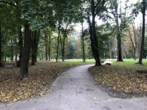 21.10.2020 Sandomierz. Park miejski / Grażyna Szlęzak-Wójcik / Radio Kielce