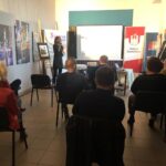 24.10.2020 Zawichost. Spotkanie poświęcone fortyfikacjom austriackim / Grażyna Szlęzak-Wójcik / Radio Kielce