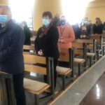 25.10.2020 Nadbrzezie. Uroczystość poświęcenia tablic patrona mostu na Wiśle, bł. ks. Jerzego Popiełuszki / Grażyna Szlęzak-Wójcik / Radio Kielce