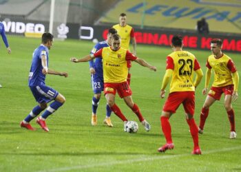 30.09.2020. Kielce. Fortuna 1. liga. Mecz Korona Kielce - Bruk Bet Termalica Nieciecza / Jarosław Kubalski / Radio Kielce