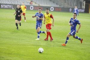 30.09.2020. Kielce. Fortuna 1. liga. Mecz Korona Kielce - Bruk Bet Termalica Nieciecza / Jarosław Kubalski / Radio Kielce