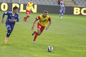 30.09.2020. Kielce. Fortuna 1. liga. Mecz Korona Kielce - Bruk Bet Termalica Nieciecza / Jarosław Kubalski / Radio Kielce