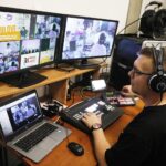 02.10.2020 Radio Kielce. Studio GRAM. Koncert zespołu SOULOVE. Piotr Kwaśniewski / Jarosław Kubalski / Radio Kielce