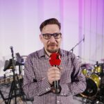 02.10.2020 Radio Kielce. Studio GRAM. Koncert zespołu SOULOVE. Stanisław Blinstrub / Jarosław Kubalski / Radio Kielce