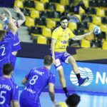 14.10.2020 Kielce. Piłka ręczna. Liga Mistrzów. Mecz Łomża Vive Kielce - Mieszkow Brześć. Aleks Dujszebajew / Jarosław Kubalski / Radio Kielce