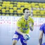 14.10.2020 Kielce. Piłka ręczna. Liga Mistrzów. Mecz Łomża Vive Kielce - Mieszkow Brześć. Igor Karacić / Jarosław Kubalski / Radio Kielce