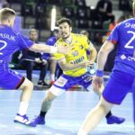 14.10.2020 Kielce. Piłka ręczna. Liga Mistrzów. Mecz Łomża Vive Kielce - Mieszkow Brześć. Alex Dujszebajew / Jarosław Kubalski / Radio Kielce