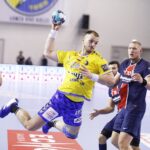 22.10.2020. Kielce. Mecz Ligi Mistrzów Łomża Vive Kielce - Paris Saint Germain. Artsem Karalek / Jarosław Kubalski / Radio Kielce