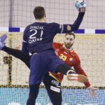 22.10.2020. Kielce. Mecz Ligi Mistrzów Łomża Vive Kielce - Paris Saint Germain. Andreas Wolff / Jarosław Kubalski / Radio Kielce