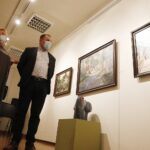 23.10.2020 Kielce. Muzeum Historii Kielc. Wystawa "Czesław Łagowski. Malarstwo, grafika, ceramika" / Jarosław Kubalski / Radio Kielce